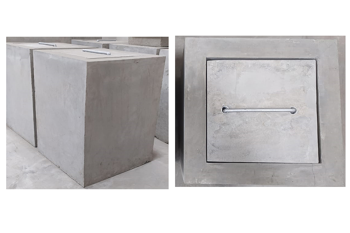 GROUNDING & LIGHTNING PROTECTION - CONCRETE INSPECTION PIT